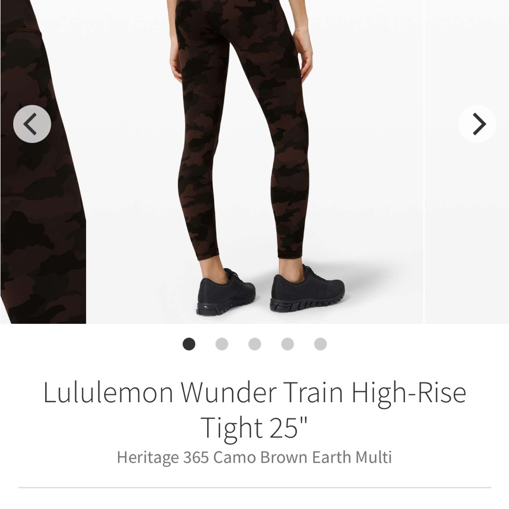 Lululemon Wunder Train High-Rise Tights 25”